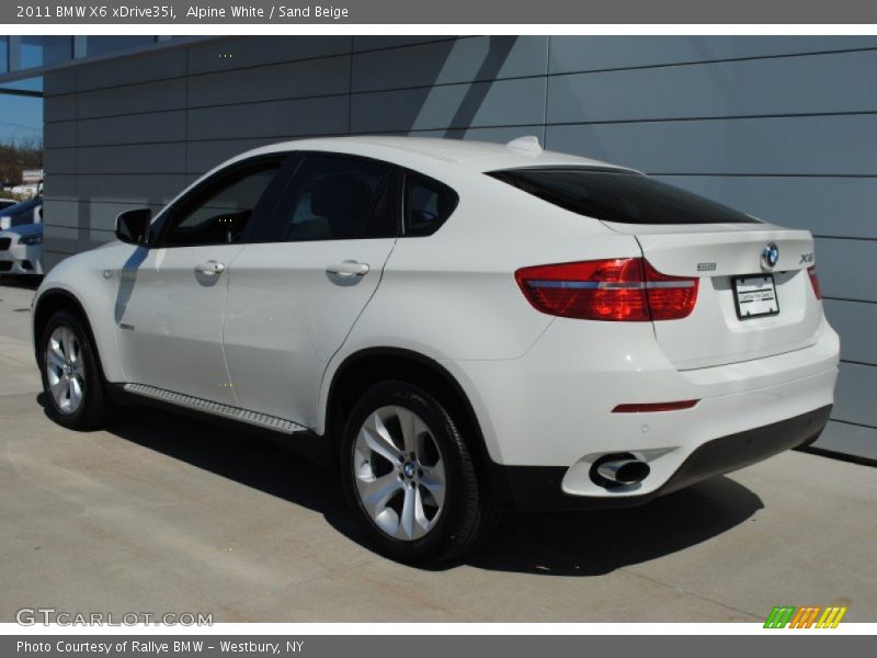 Alpine White / Sand Beige 2011 BMW X6 xDrive35i