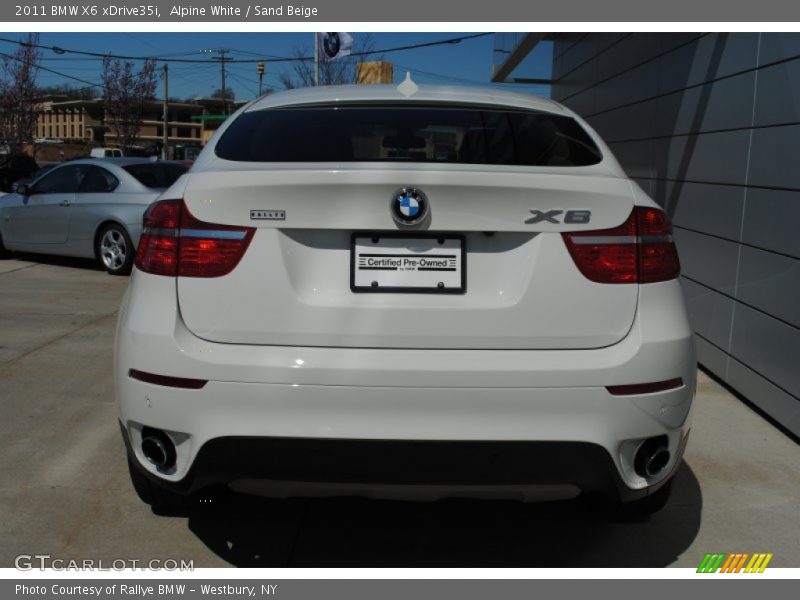 Alpine White / Sand Beige 2011 BMW X6 xDrive35i