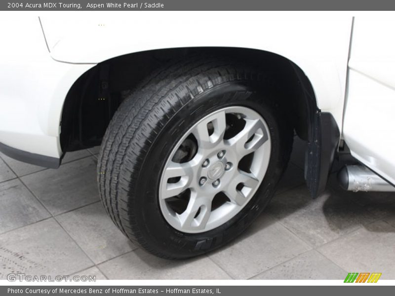 Aspen White Pearl / Saddle 2004 Acura MDX Touring