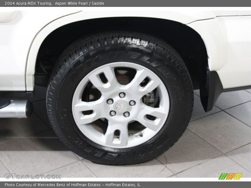 Aspen White Pearl / Saddle 2004 Acura MDX Touring