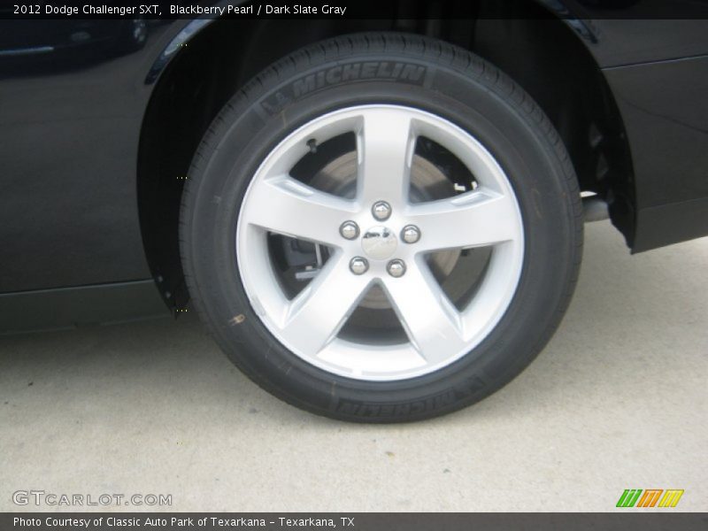 Blackberry Pearl / Dark Slate Gray 2012 Dodge Challenger SXT