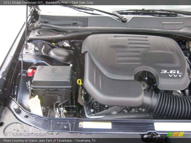 Blackberry Pearl / Dark Slate Gray 2012 Dodge Challenger SXT