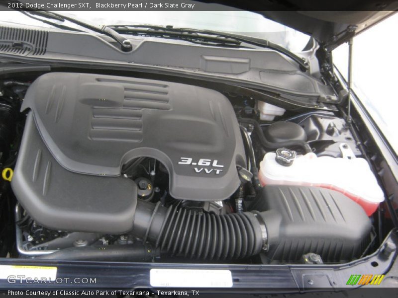 Blackberry Pearl / Dark Slate Gray 2012 Dodge Challenger SXT