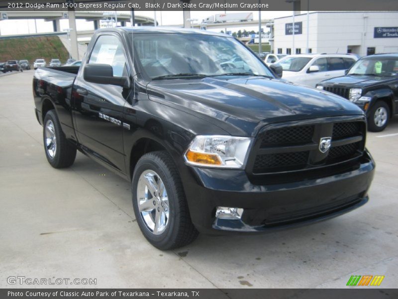 Black / Dark Slate Gray/Medium Graystone 2012 Dodge Ram 1500 Express Regular Cab