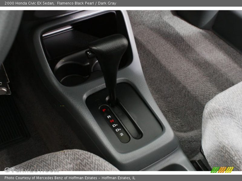 Flamenco Black Pearl / Dark Gray 2000 Honda Civic EX Sedan