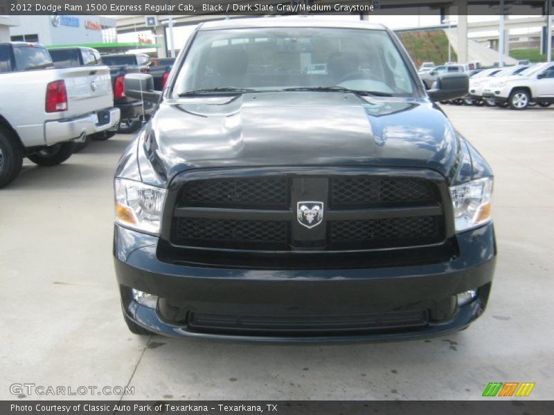 Black / Dark Slate Gray/Medium Graystone 2012 Dodge Ram 1500 Express Regular Cab