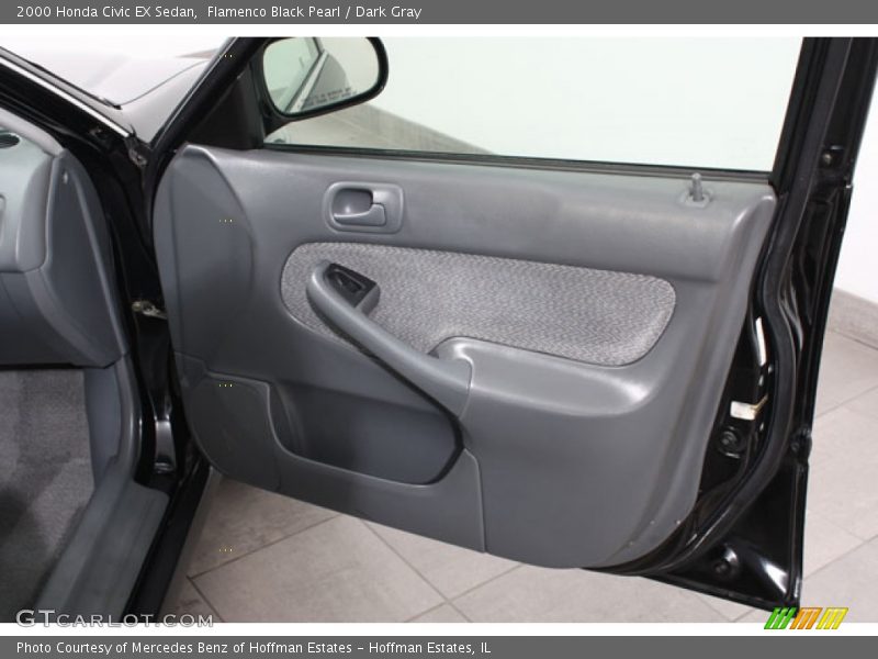 Flamenco Black Pearl / Dark Gray 2000 Honda Civic EX Sedan