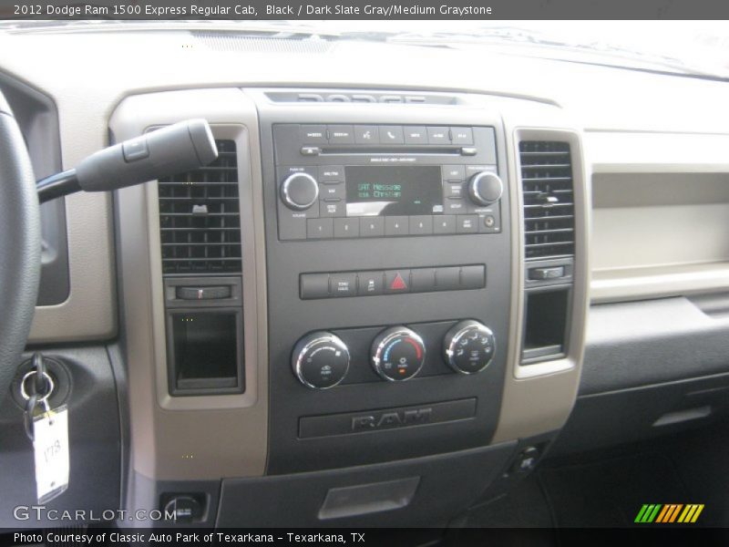 Black / Dark Slate Gray/Medium Graystone 2012 Dodge Ram 1500 Express Regular Cab