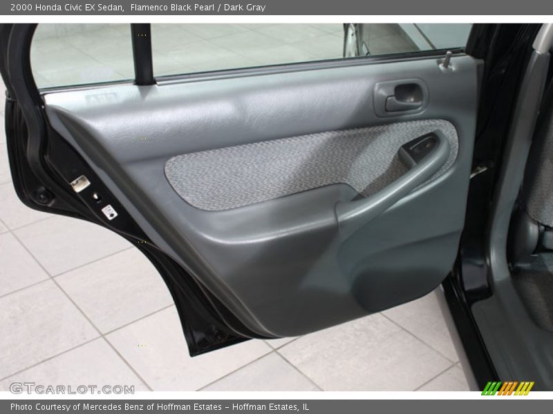 Flamenco Black Pearl / Dark Gray 2000 Honda Civic EX Sedan