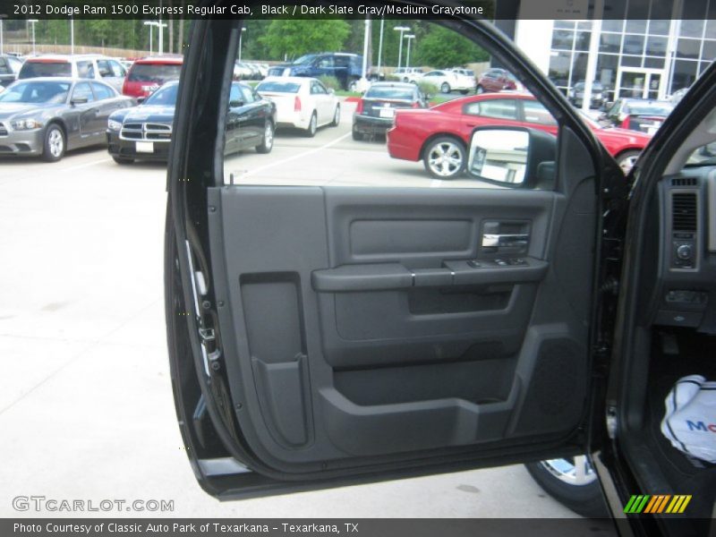 Black / Dark Slate Gray/Medium Graystone 2012 Dodge Ram 1500 Express Regular Cab