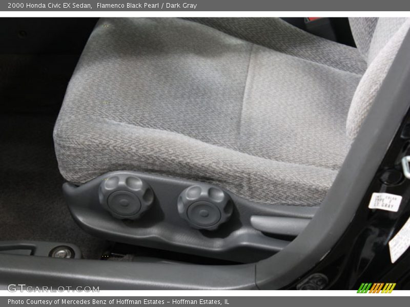 Flamenco Black Pearl / Dark Gray 2000 Honda Civic EX Sedan