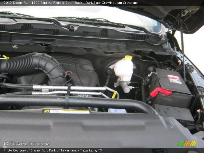 Black / Dark Slate Gray/Medium Graystone 2012 Dodge Ram 1500 Express Regular Cab