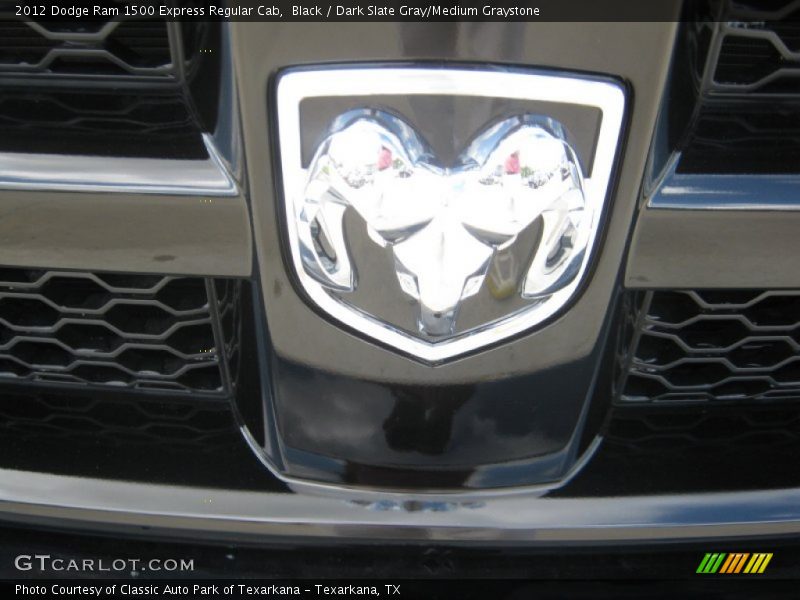 Black / Dark Slate Gray/Medium Graystone 2012 Dodge Ram 1500 Express Regular Cab