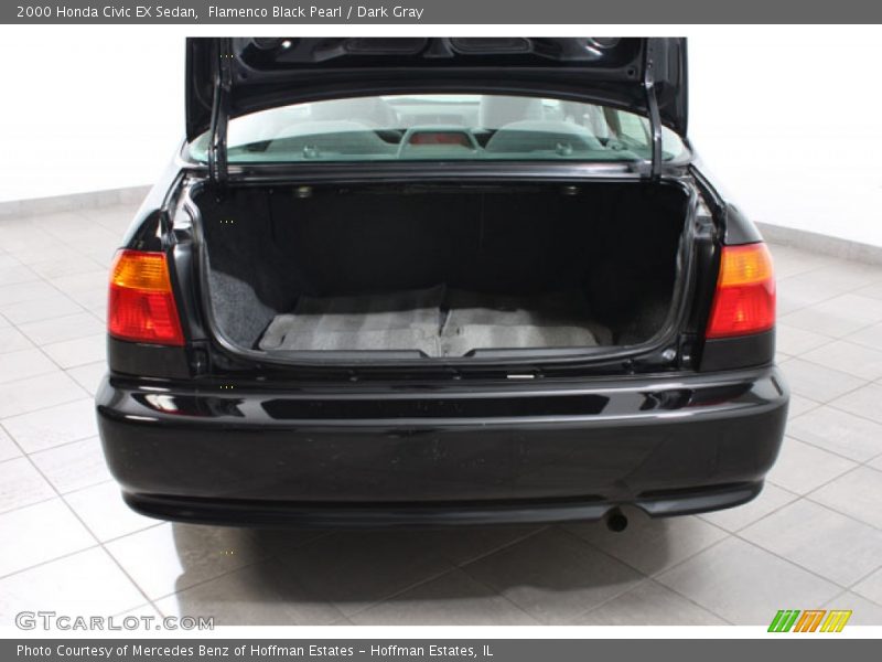 Flamenco Black Pearl / Dark Gray 2000 Honda Civic EX Sedan