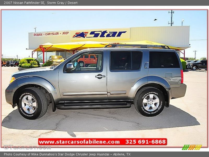 Storm Gray / Desert 2007 Nissan Pathfinder SE