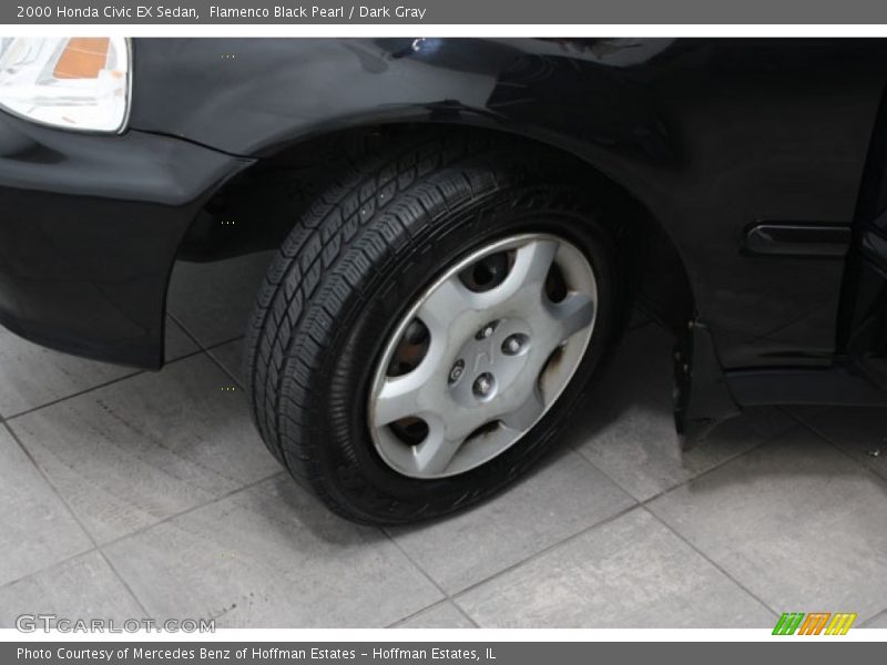 Flamenco Black Pearl / Dark Gray 2000 Honda Civic EX Sedan
