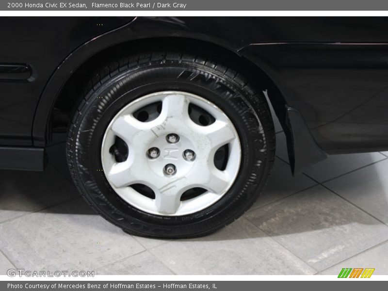 Flamenco Black Pearl / Dark Gray 2000 Honda Civic EX Sedan