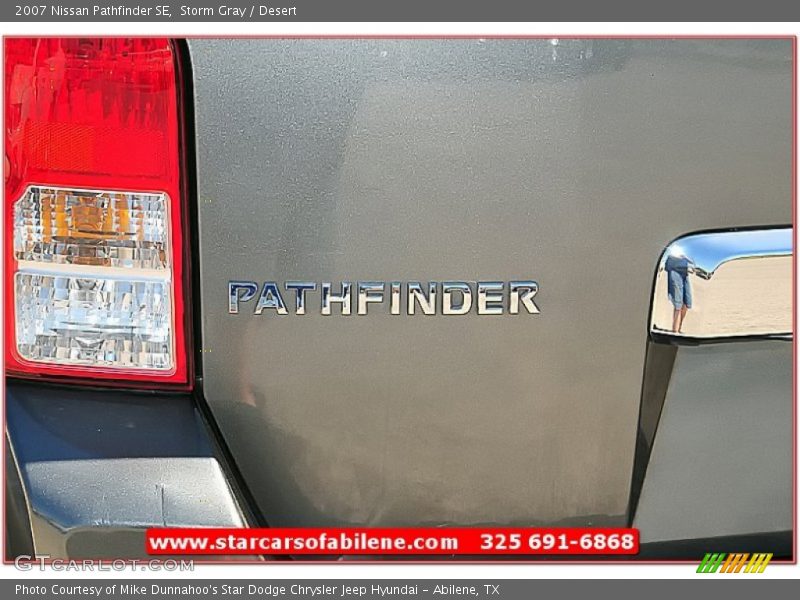 Storm Gray / Desert 2007 Nissan Pathfinder SE