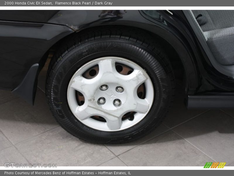 Flamenco Black Pearl / Dark Gray 2000 Honda Civic EX Sedan