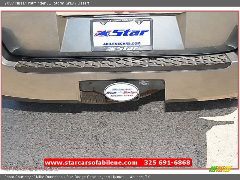 Storm Gray / Desert 2007 Nissan Pathfinder SE