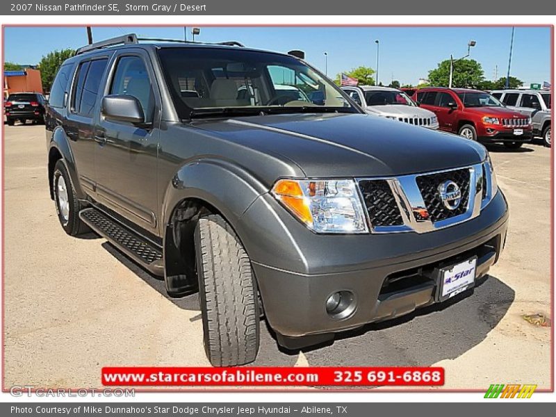 Storm Gray / Desert 2007 Nissan Pathfinder SE