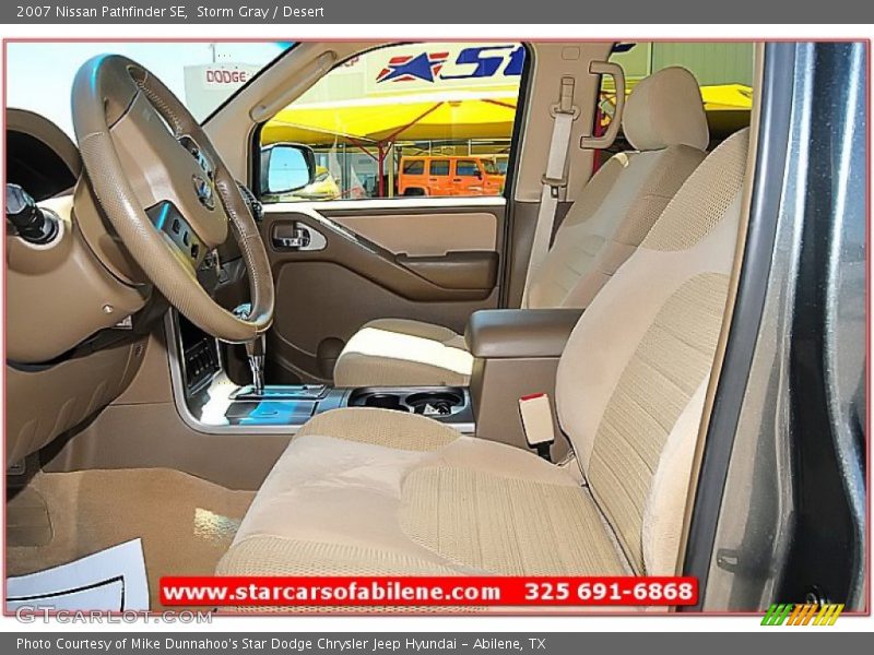 Storm Gray / Desert 2007 Nissan Pathfinder SE