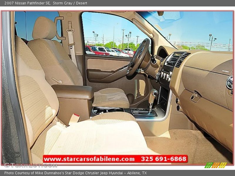 Storm Gray / Desert 2007 Nissan Pathfinder SE