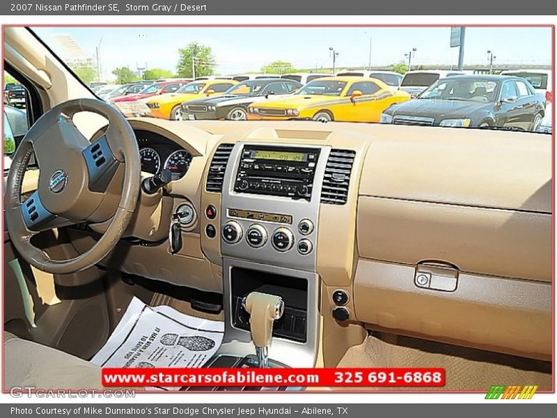 Storm Gray / Desert 2007 Nissan Pathfinder SE