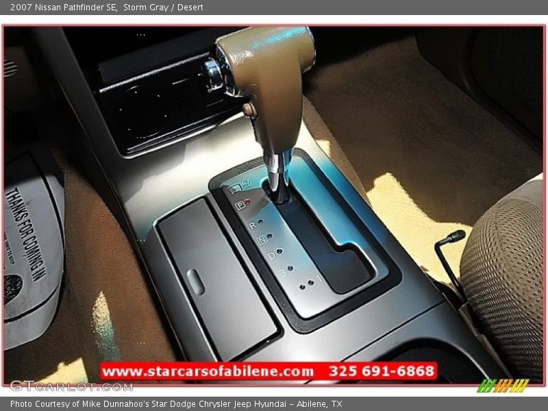 Storm Gray / Desert 2007 Nissan Pathfinder SE