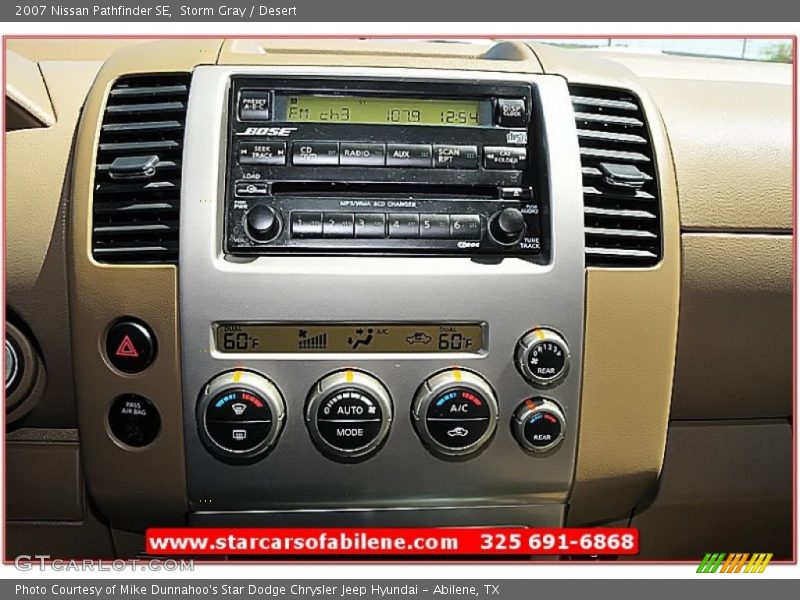 Storm Gray / Desert 2007 Nissan Pathfinder SE