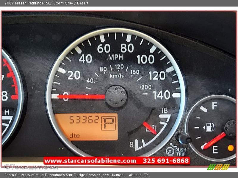 Storm Gray / Desert 2007 Nissan Pathfinder SE