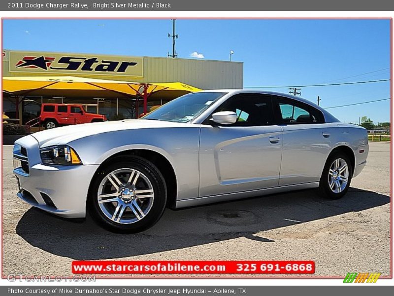 Bright Silver Metallic / Black 2011 Dodge Charger Rallye