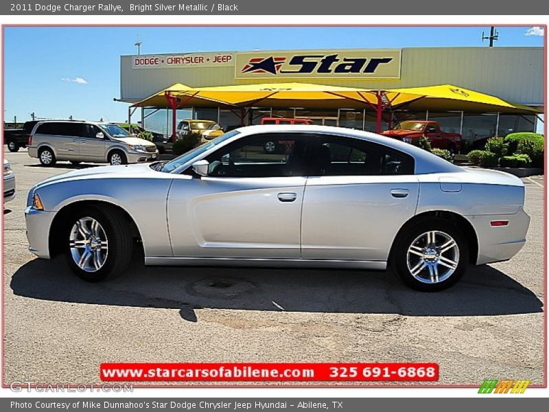 Bright Silver Metallic / Black 2011 Dodge Charger Rallye