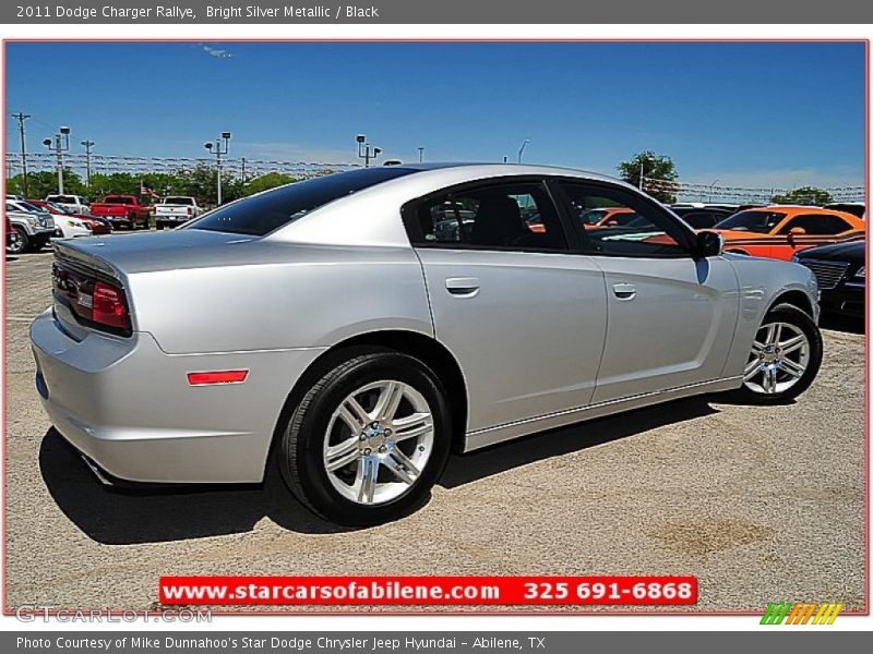 Bright Silver Metallic / Black 2011 Dodge Charger Rallye
