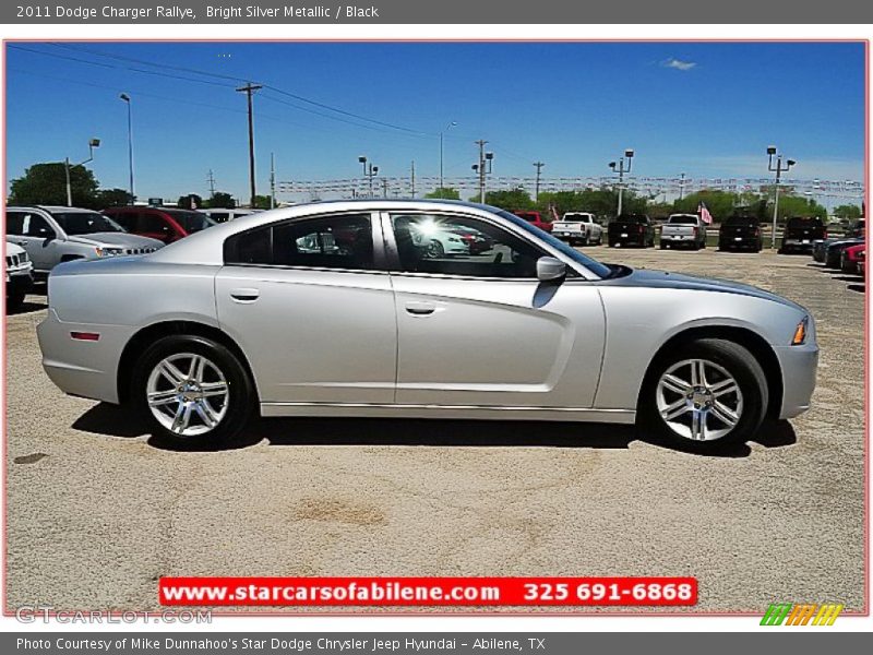 Bright Silver Metallic / Black 2011 Dodge Charger Rallye