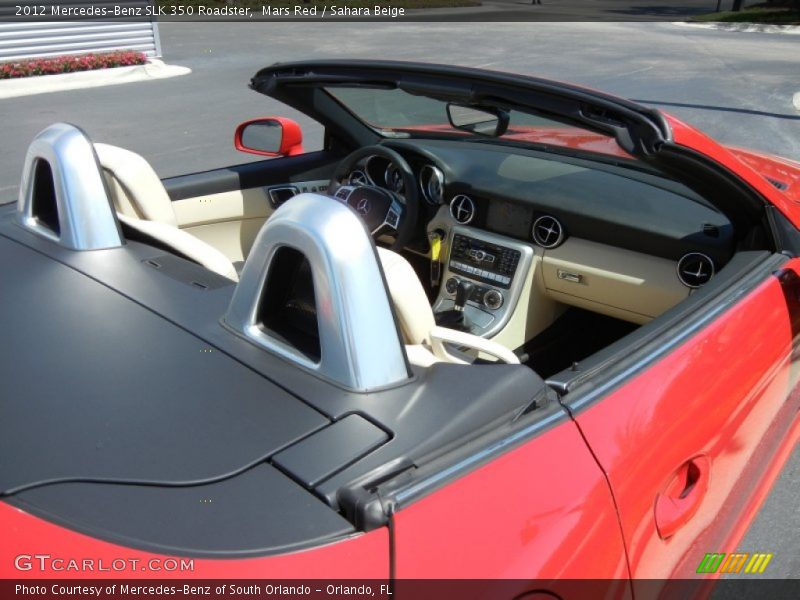 Mars Red / Sahara Beige 2012 Mercedes-Benz SLK 350 Roadster