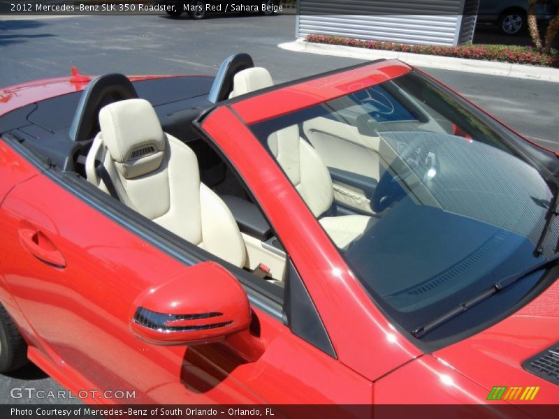 Mars Red / Sahara Beige 2012 Mercedes-Benz SLK 350 Roadster
