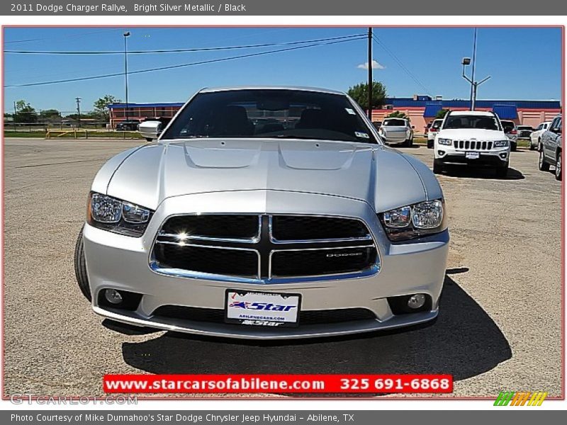 Bright Silver Metallic / Black 2011 Dodge Charger Rallye