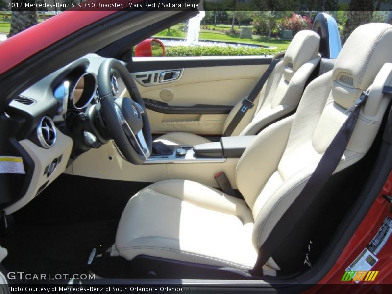Mars Red / Sahara Beige 2012 Mercedes-Benz SLK 350 Roadster