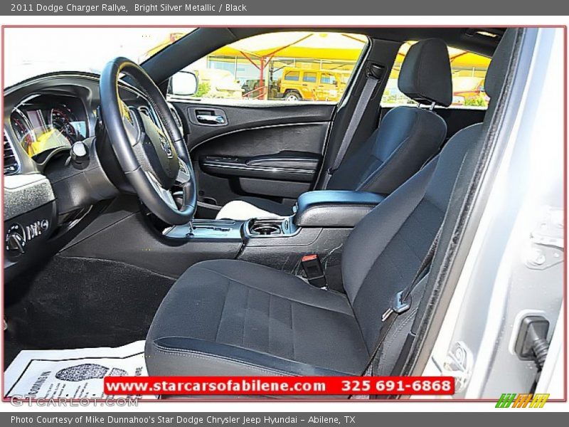 Bright Silver Metallic / Black 2011 Dodge Charger Rallye