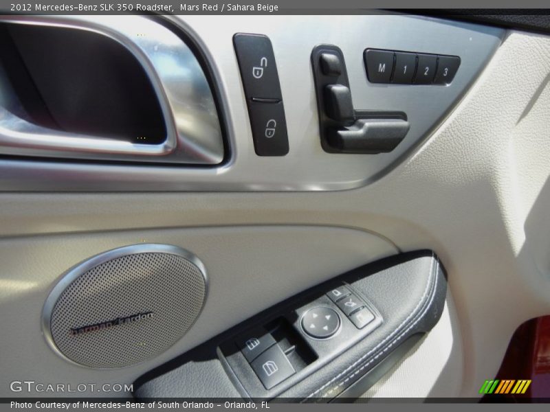 Mars Red / Sahara Beige 2012 Mercedes-Benz SLK 350 Roadster