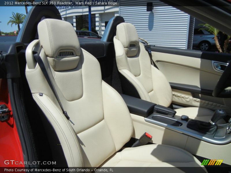 Mars Red / Sahara Beige 2012 Mercedes-Benz SLK 350 Roadster