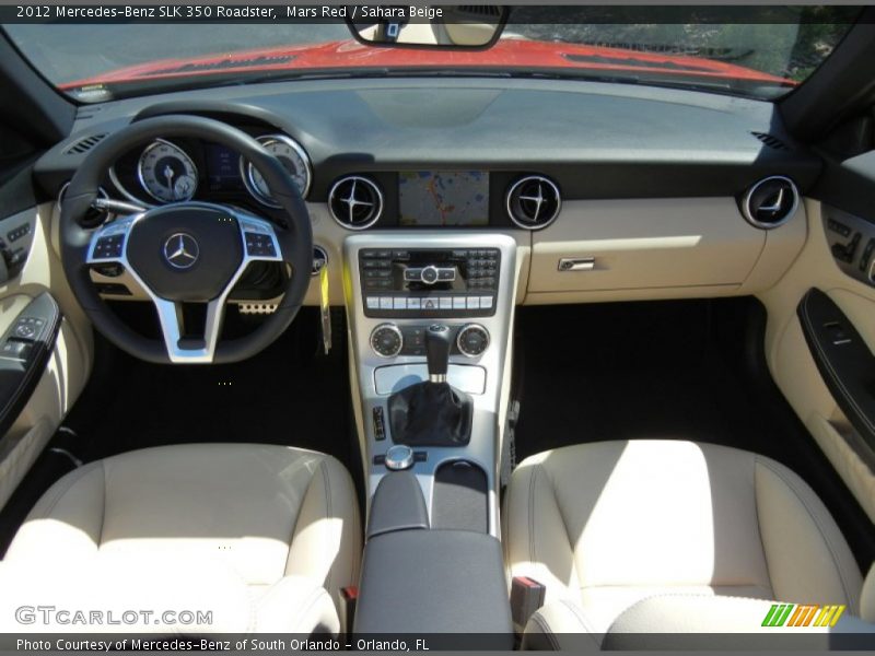 Mars Red / Sahara Beige 2012 Mercedes-Benz SLK 350 Roadster