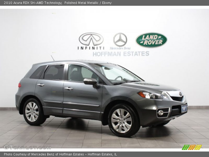 Polished Metal Metallic / Ebony 2010 Acura RDX SH-AWD Technology