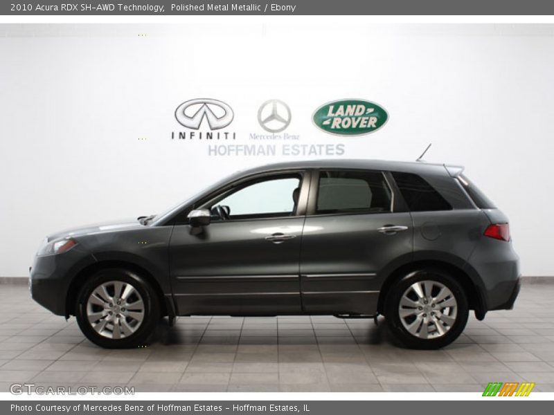 Polished Metal Metallic / Ebony 2010 Acura RDX SH-AWD Technology