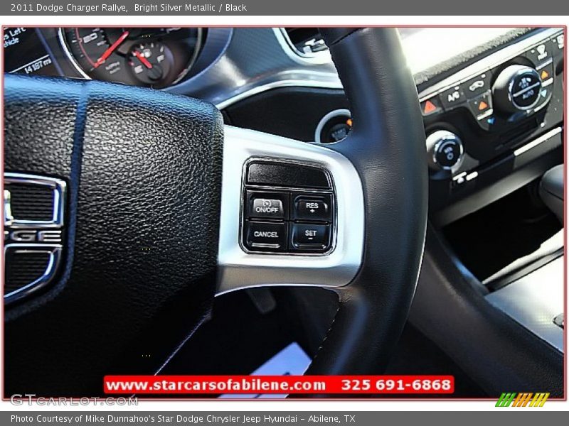 Bright Silver Metallic / Black 2011 Dodge Charger Rallye