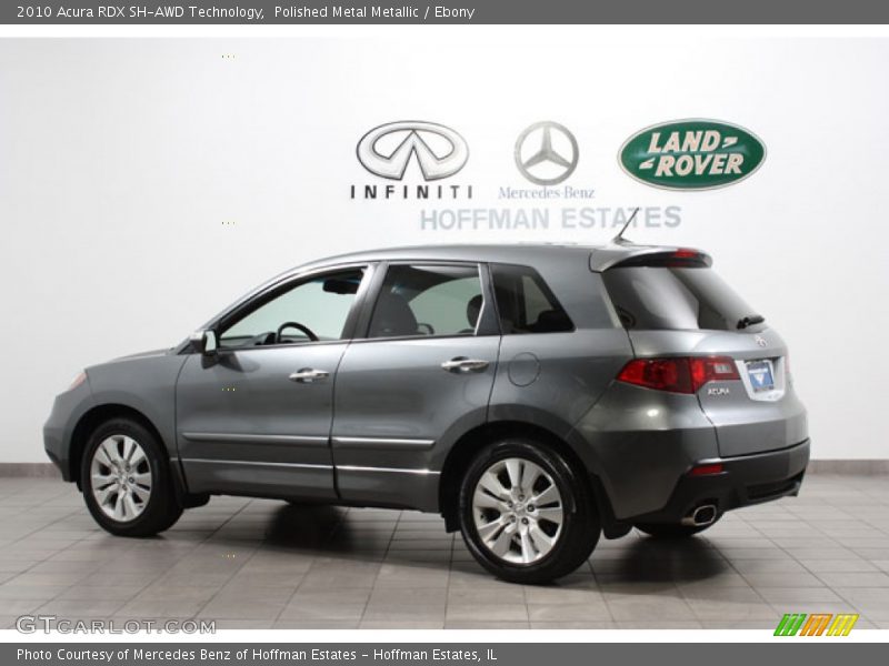 Polished Metal Metallic / Ebony 2010 Acura RDX SH-AWD Technology