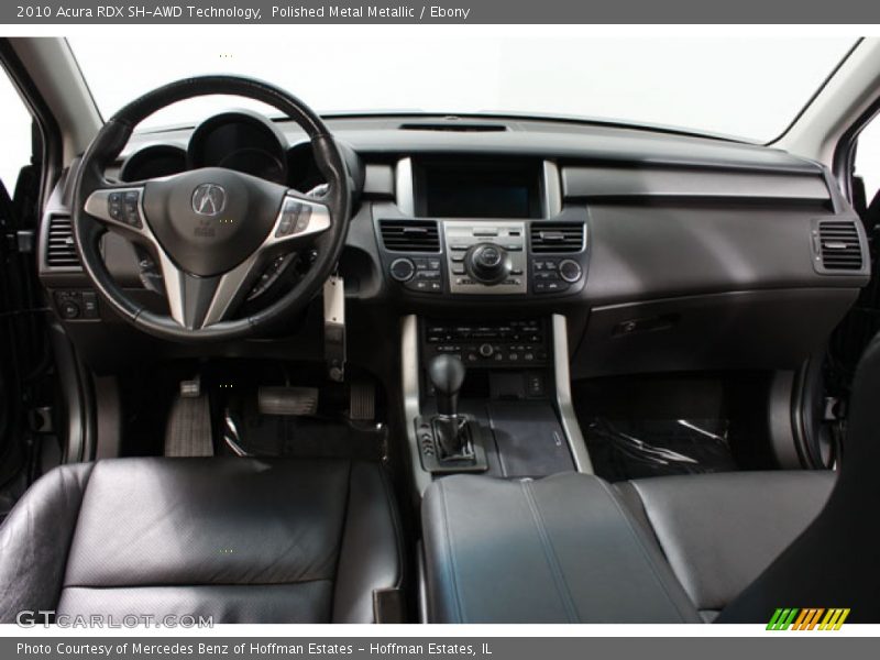 Polished Metal Metallic / Ebony 2010 Acura RDX SH-AWD Technology