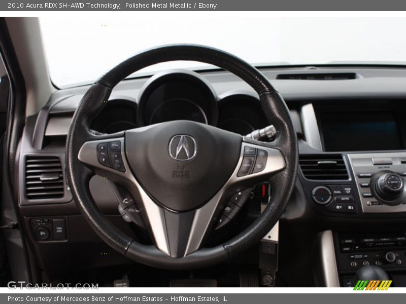 Polished Metal Metallic / Ebony 2010 Acura RDX SH-AWD Technology