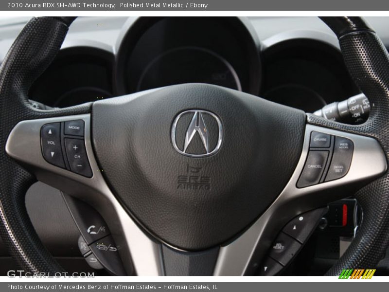 Polished Metal Metallic / Ebony 2010 Acura RDX SH-AWD Technology